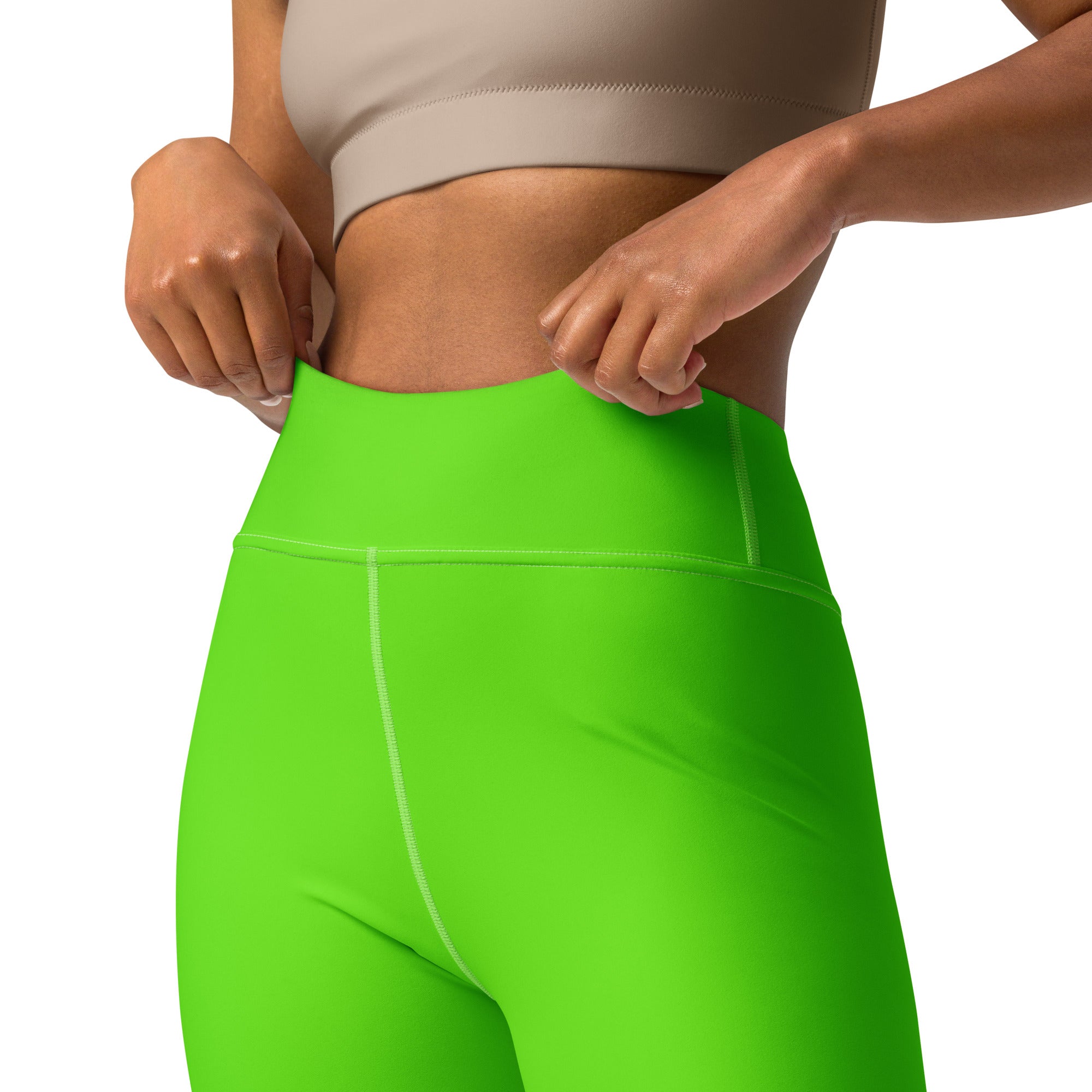 Neon Lime Yoga Leggings